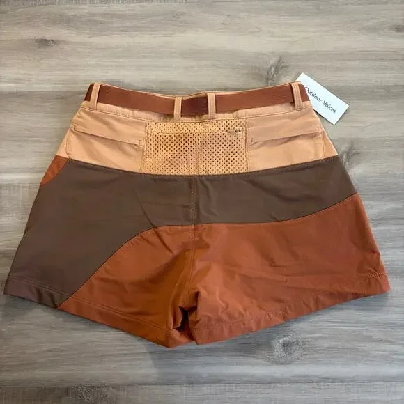 NWT Outdoor Voices Rectrek Colorblock Shorts 3” Inseam Women XS Zion Hiking - Picture 5 of 6